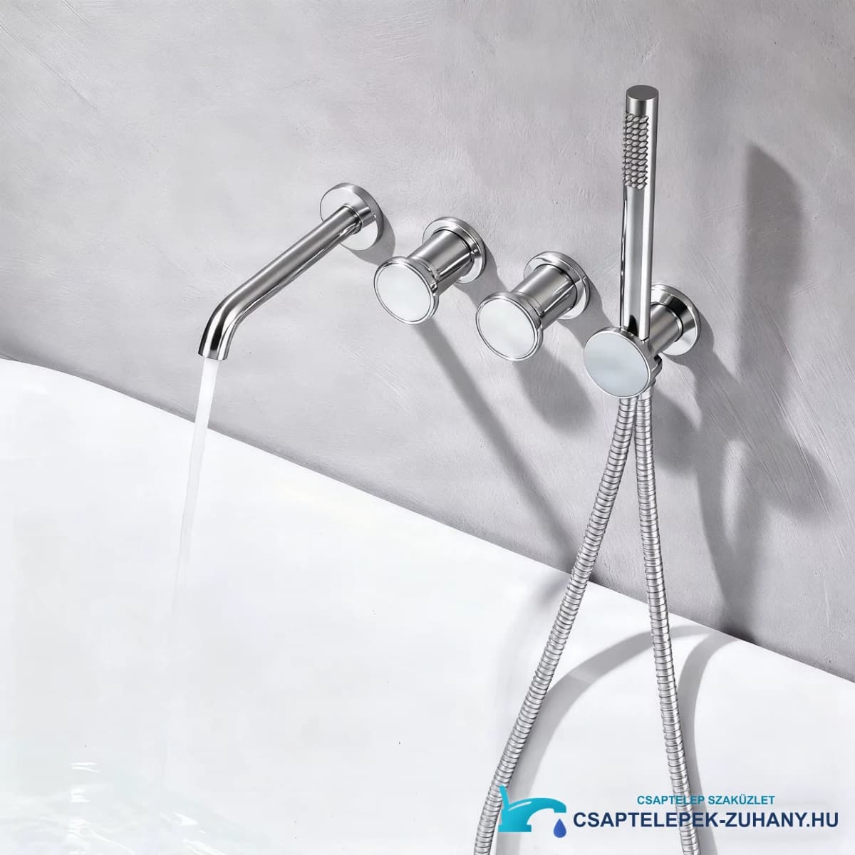 Shower Set All ELITE EDITION BSC1717 — krómozott fali kádszett