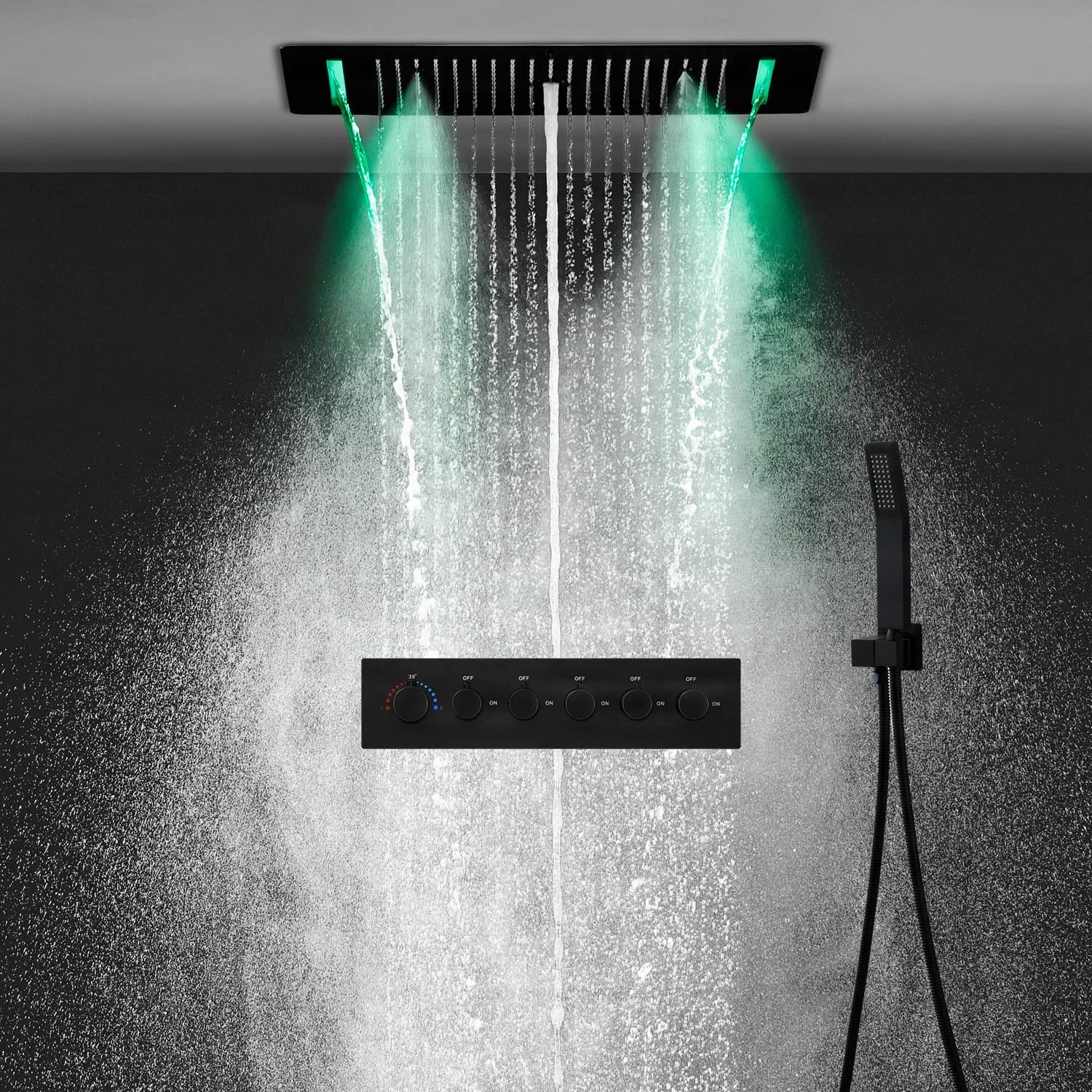 Innovative Concealed Shower System With The Home Spa Treatment Elite Edition Bcs1557 1