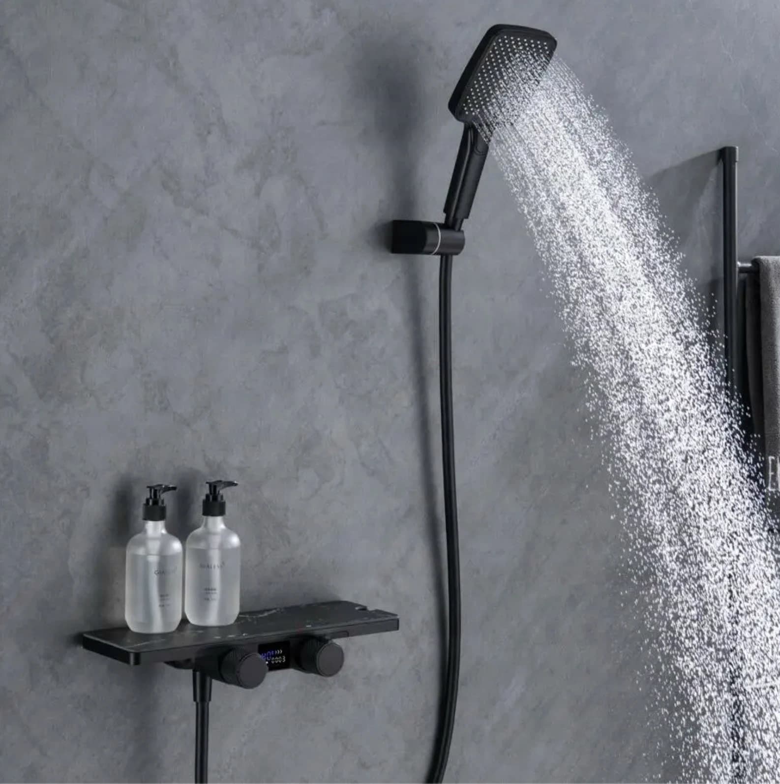 Termosztátos zuhanyrendszer ELITE EDITION BBT2053 LED-kijelzővel, több színváltozatban